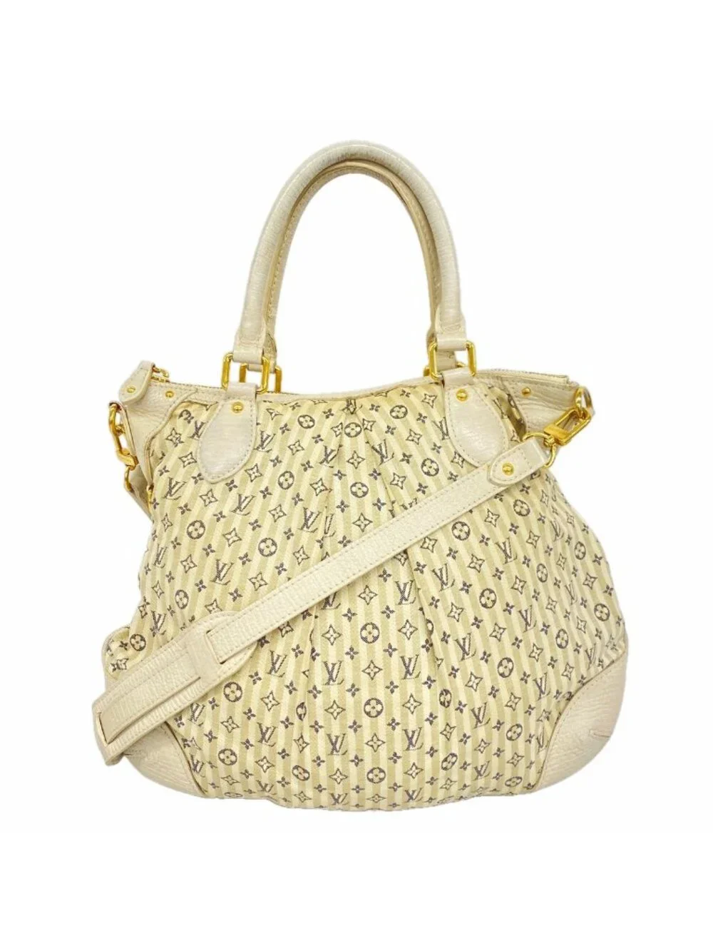 Louis Vuitton Handbag Monogram Mini Lan Marina PM Croisette Blue 2-Way Bag